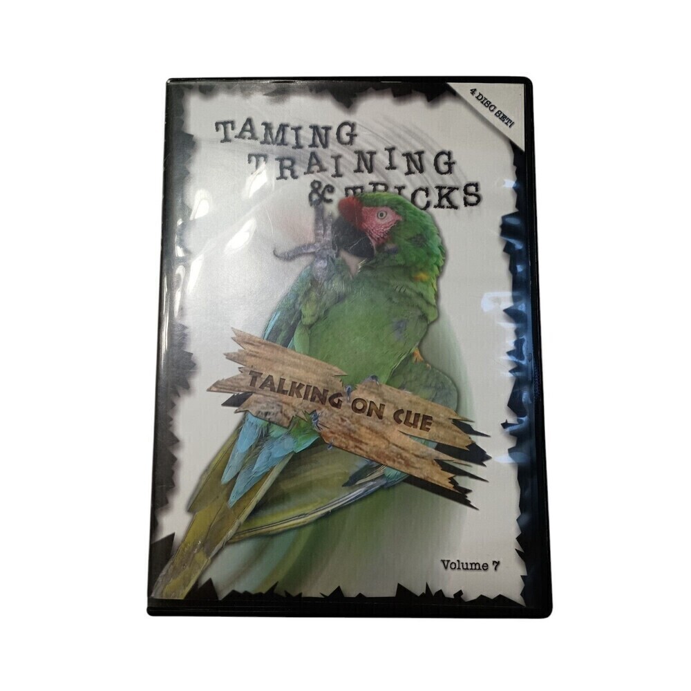 Taming Training Tricks Volume 7 Talking On Cue 4 DVD Set Chet Womach Parrots - Picture 2 of 5